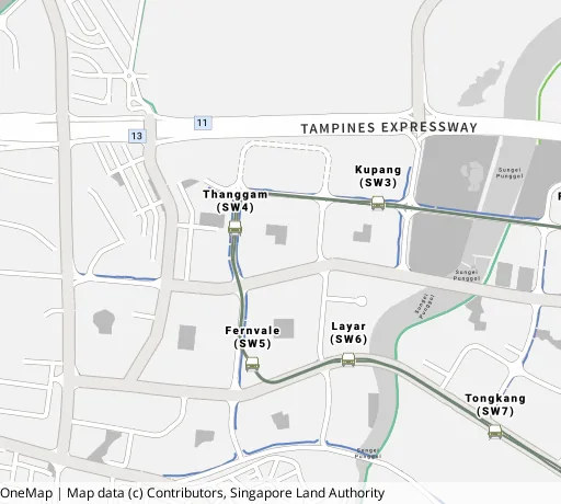 Map of the area around Blk 469C Sengkang West Way in Sengkang, showing 400 m and 1 km rings and 3 primary schools within 1 km