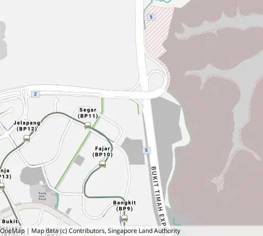 Map of the area around Blk 470 Segar Rd in Bukit Panjang, showing 400 m and 1 km rings and 3 primary schools within 1 km