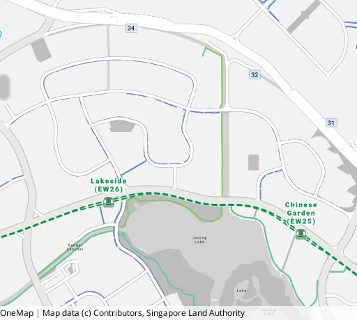 Map of the area around Blk 481 Jurong West St 41 in Jurong West, showing 400 m and 1 km rings and 3 primary schools within 1 km