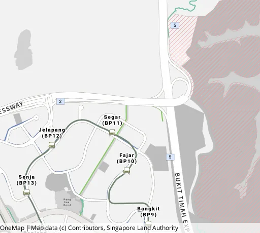 Map of the area around Blk 487 Segar Rd in Bukit Panjang, showing 400 m and 1 km rings and 3 primary schools within 1 km