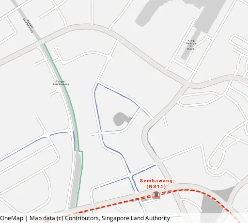 Map of the area around Blk 492 Admiralty Link in Sembawang, showing 400 m and 1 km rings and 4 primary schools within 1 km