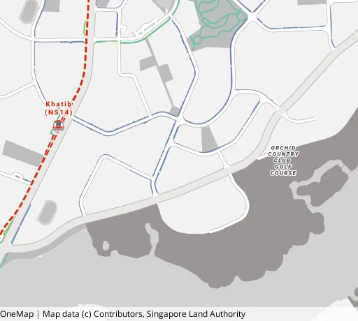 Map of the area around Blk 506C Yishun Ave 4 in Yishun, showing 400 m and 1 km rings and 2 primary schools within 1 km
