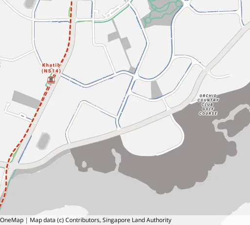 Map of the area around Blk 508A Yishun Ave 4 in Yishun, showing 400 m and 1 km rings and 2 primary schools within 1 km