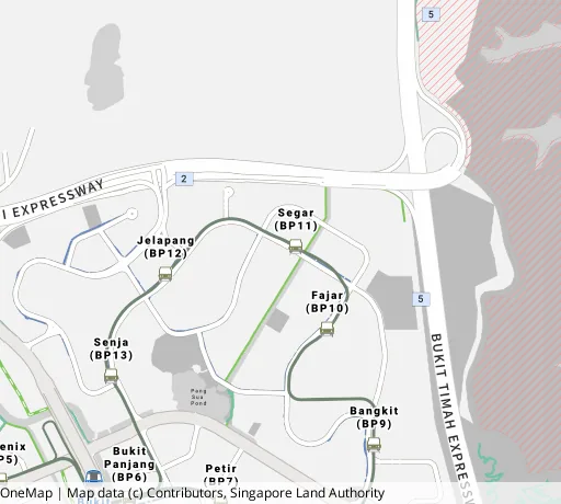 Map of the area around Blk 510 Jelapang Rd in Bukit Panjang, showing 400 m and 1 km rings and 4 primary schools within 1 km