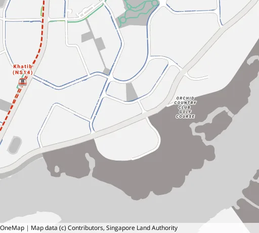 Map of the area around Blk 512B Yishun St 51 in Yishun, showing 400 m and 1 km rings and 2 primary schools within 1 km