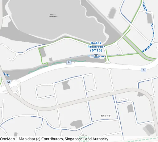 Map of the area around Blk 525 Bedok Nth St 3 in Bedok, showing 400 m and 1 km rings and 4 primary schools within 1 km