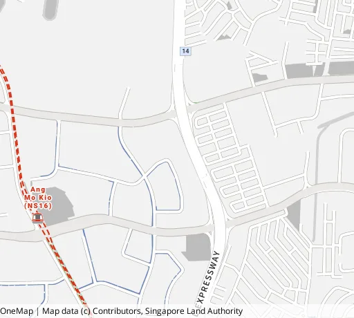 Map of the area around Blk 550 Ang Mo Kio Ave 10 in Ang Mo Kio, showing 400 m and 1 km rings and 1 primary school within 1 km