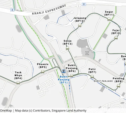 Map of the area around Blk 606 Senja Rd in Bukit Panjang, showing 400 m and 1 km rings and 4 primary schools within 1 km