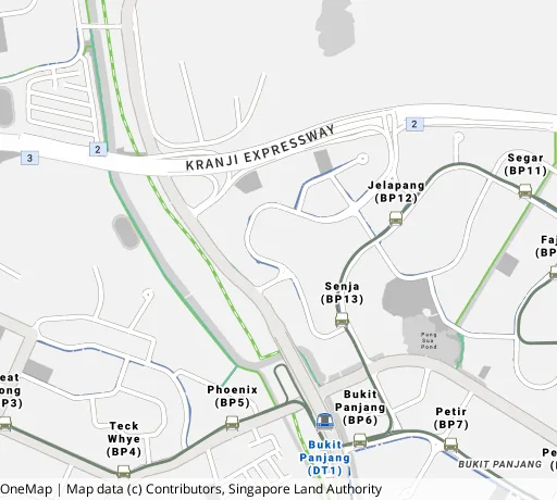 Map of the area around Blk 626 Senja Rd in Bukit Panjang, showing 400 m and 1 km rings and 4 primary schools within 1 km