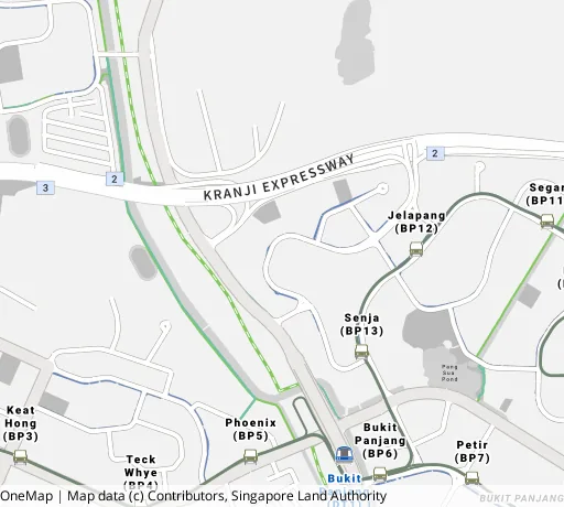 Map of the area around Blk 629 Senja Rd in Bukit Panjang, showing 400 m and 1 km rings and 4 primary schools within 1 km