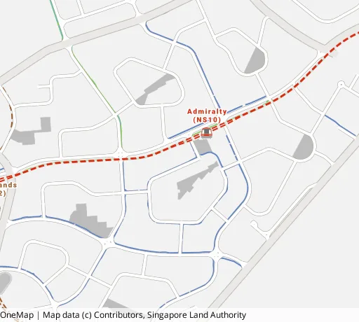 Map of the area around Blk 670 Woodlands Dr 71 in Woodlands, showing 400 m and 1 km rings and 6 primary schools within 1 km