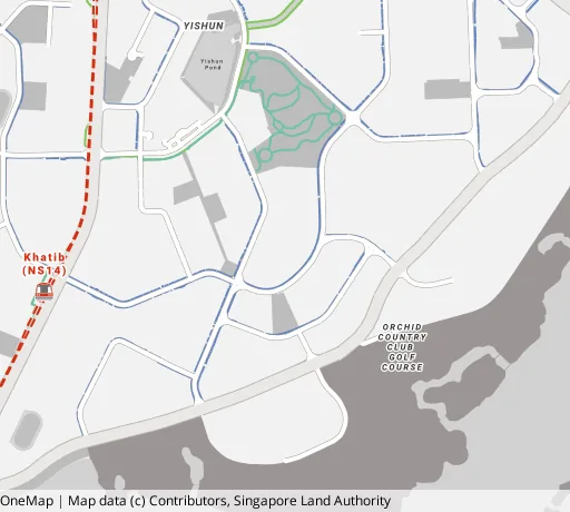 Map of the area around Blk 671A Yishun Ave 4 in Yishun, showing 400 m and 1 km rings and 3 primary schools within 1 km