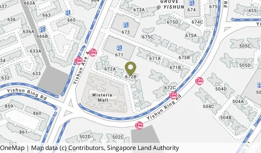Location map of Blk 672B Yishun Ave 4, a HDB resale block in Yishun, Singapore