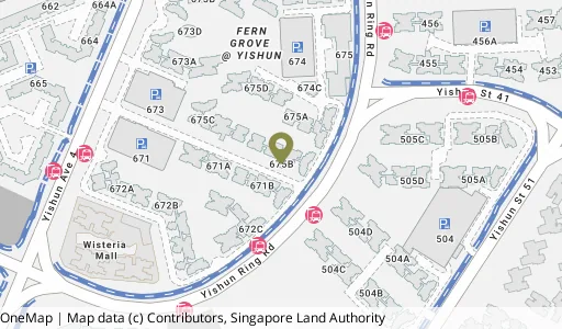 Location map of Blk 675B Yishun Ave 4, a HDB resale block in Yishun, Singapore