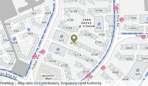 Location map of Blk 675C Yishun Ave 4, a HDB resale block in Yishun, Singapore