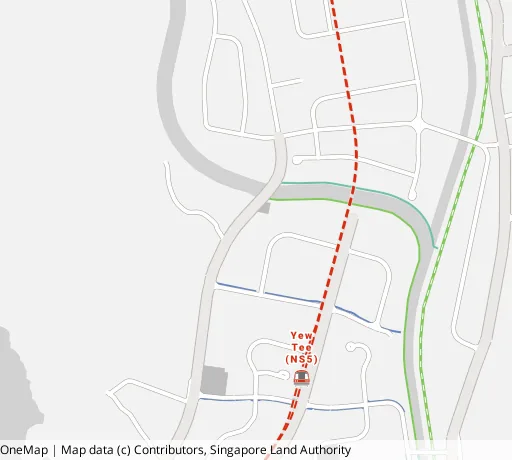 Map of the area around Blk 683A Choa Chu Kang Cres in Choa Chu Kang, showing 400 m and 1 km rings and 2 primary schools within 1 km