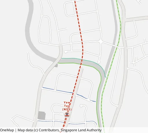 Map of the area around Blk 686B Choa Chu Kang Cres in Choa Chu Kang, showing 400 m and 1 km rings and 2 primary schools within 1 km