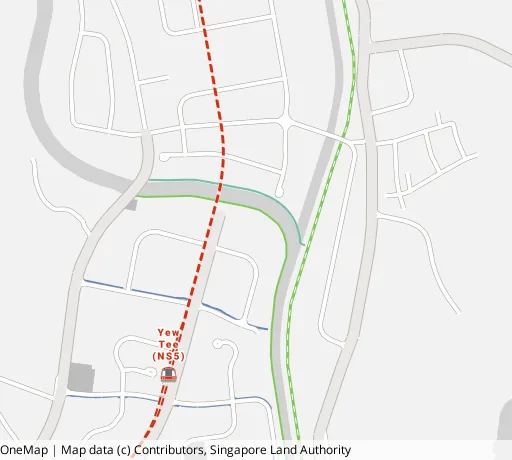 Map of the area around Blk 687C Choa Chu Kang Dr in Choa Chu Kang, showing 400 m and 1 km rings and 2 primary schools within 1 km