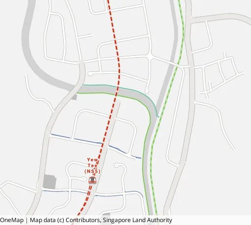 Map of the area around Blk 688B Choa Chu Kang Dr in Choa Chu Kang, showing 400 m and 1 km rings and 2 primary schools within 1 km