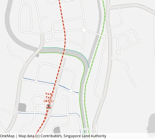 Map of the area around Blk 690A Choa Chu Kang Cres in Choa Chu Kang, showing 400 m and 1 km rings and 2 primary schools within 1 km
