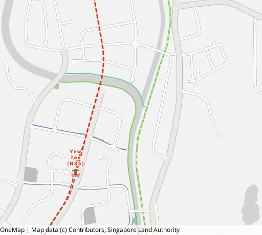 Map of the area around Blk 690D Choa Chu Kang Cres in Choa Chu Kang, showing 400 m and 1 km rings and 2 primary schools within 1 km