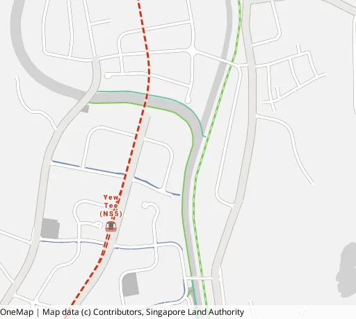 Map of the area around Blk 691B Choa Chu Kang Cres in Choa Chu Kang, showing 400 m and 1 km rings and 2 primary schools within 1 km