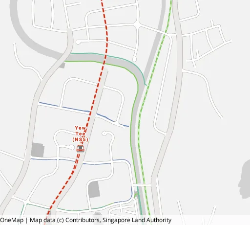 Map of the area around Blk 692B Choa Chu Kang Cres in Choa Chu Kang, showing 400 m and 1 km rings and 3 primary schools within 1 km