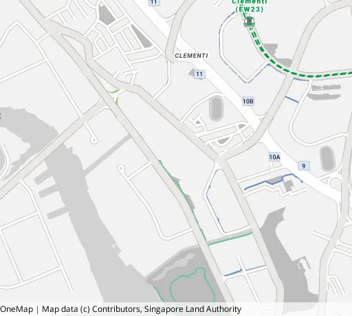 Map of the area around Blk 703 West Coast Rd in Clementi, showing 400 m and 1 km rings and 2 primary schools within 1 km