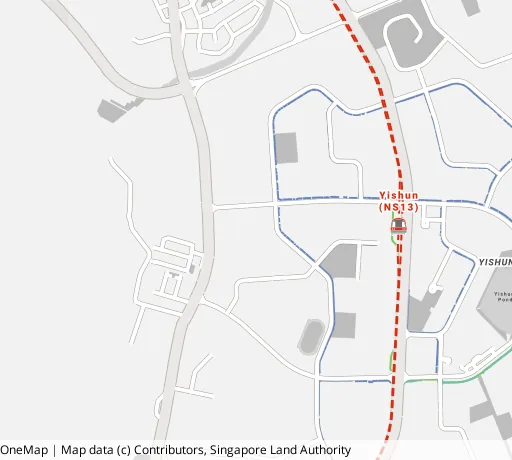Map of the area around Blk 704 Yishun Ave 5 in Yishun, showing 400 m and 1 km rings and 3 primary schools within 1 km