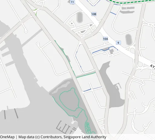 Map of the area around Blk 716 Clementi West St 2 in Clementi, showing 400 m and 1 km rings and 1 hawker centre within 1 km