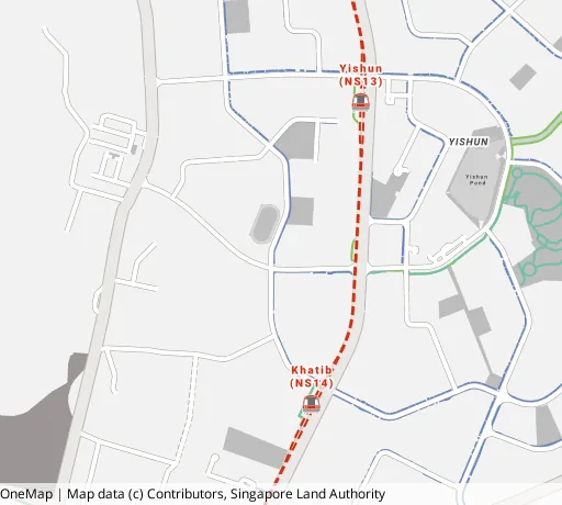 Map of the area around Blk 774 Yishun Ave 3 in Yishun, showing 400 m and 1 km rings and 2 primary schools within 1 km