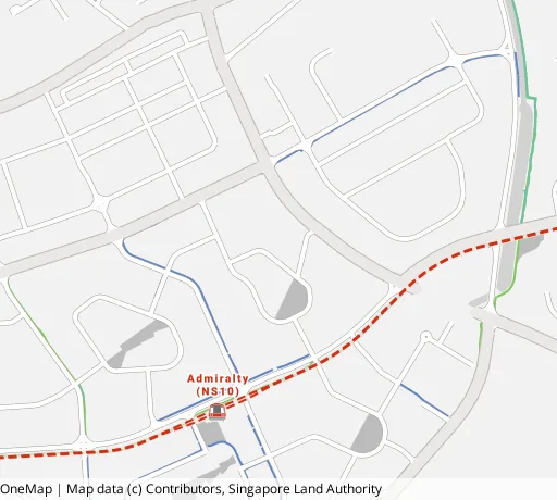 Map of the area around Blk 783D Woodlands Rise in Woodlands, showing 400 m and 1 km rings and 3 primary schools within 1 km
