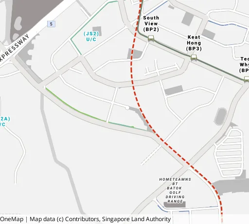 Map of the area around Blk 803A Keat Hong Cl in Choa Chu Kang, showing 400 m and 1 km rings and 2 primary schools within 1 km