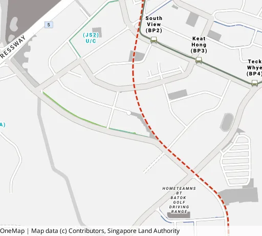 Map of the area around Blk 803B Keat Hong Cl in Choa Chu Kang, showing 400 m and 1 km rings and 2 primary schools within 1 km