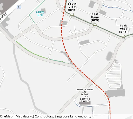 Map of the area around Blk 803D Keat Hong Cl in Choa Chu Kang, showing 400 m and 1 km rings and 2 primary schools within 1 km