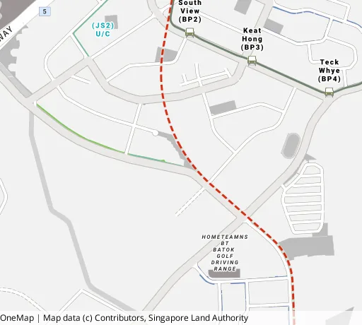 Map of the area around Blk 805D Keat Hong Cl in Choa Chu Kang, showing 400 m and 1 km rings and 1 primary school within 1 km