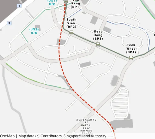 Map of the area around Blk 808C Choa Chu Kang Ave 1 in Choa Chu Kang, showing 400 m and 1 km rings and 2 primary schools within 1 km
