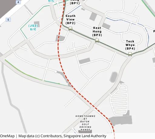 Map of the area around Blk 810A Choa Chu Kang Ave 7 in Choa Chu Kang, showing 400 m and 1 km rings and 2 primary schools within 1 km