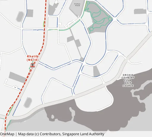Map of the area around Blk 862 Yishun Ave 4 in Yishun, showing 400 m and 1 km rings and 3 primary schools within 1 km