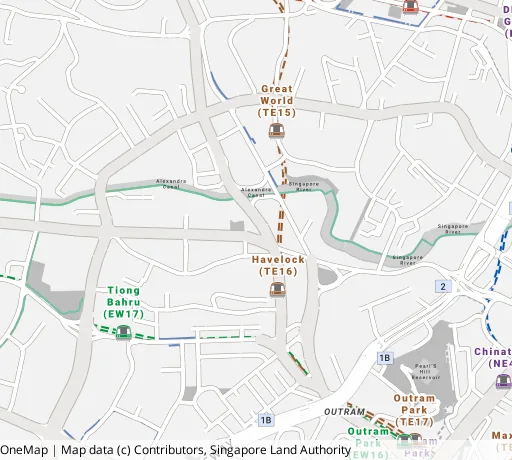 Map of the area around Blk 87 Zion Rd in Bukit Merah, showing 400 m and 1 km rings and 2 primary schools within 1 km