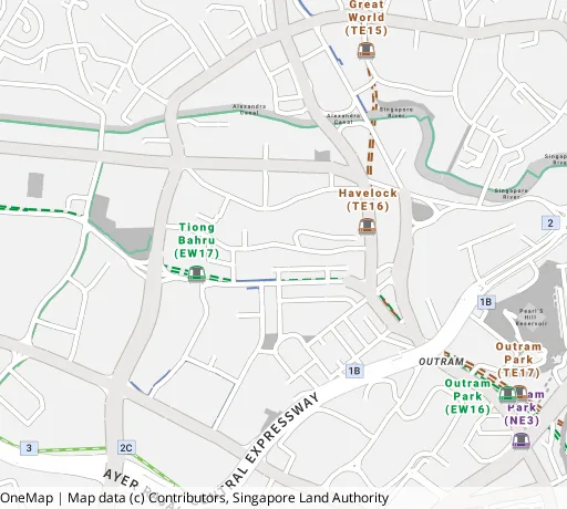 Map of the area around Blk 8B Boon Tiong Rd in Bukit Merah, showing 400 m and 1 km rings and 2 primary schools within 1 km
