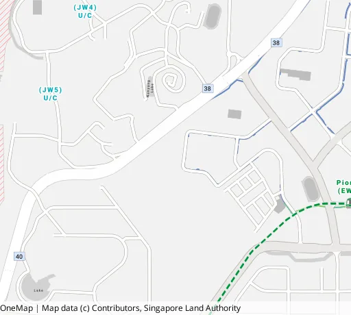 Map of the area around Blk 908 Jurong West St 91 in Jurong West, showing 400 m and 1 km rings and 1 primary school within 1 km