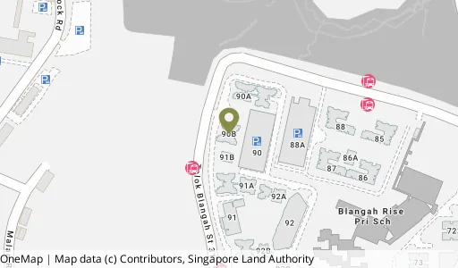 Location map of Blk 90B Telok Blangah St 31, a HDB resale block in Bukit Merah, Singapore