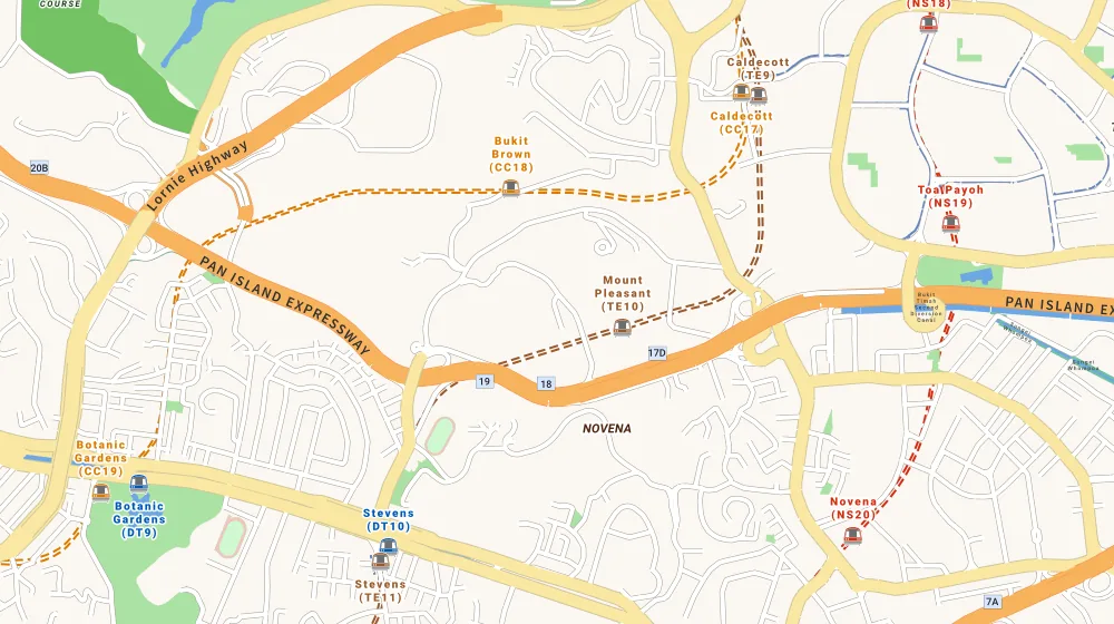 Location map of Mount Pleasant Crest, a bto project in Toa Payoh, Singapore