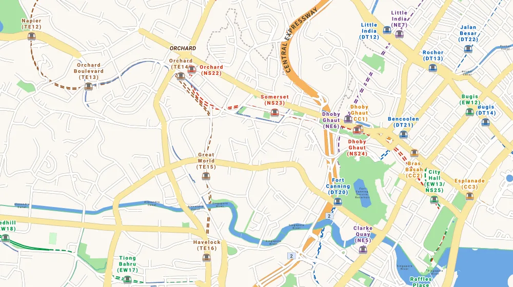Map of the area around The Abode At Devonshire in Orchard, showing 400 m and 1 km rings and 1 primary school within 1 km