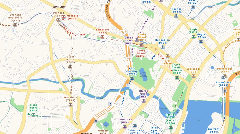 Map of the area around The Imperial in Orchard, showing 400 m and 1 km rings and 1 primary school within 1 km