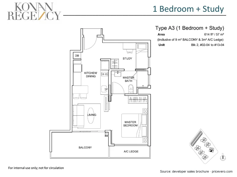 Floor plan 1 of 50 at Kovan Regency